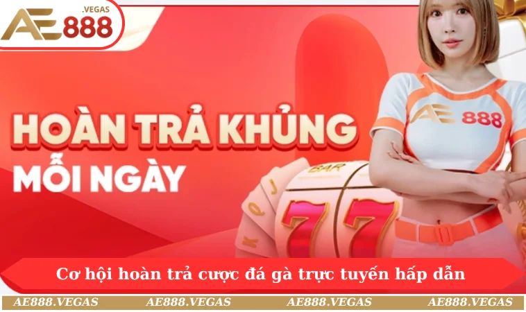 Cơ hội hoàn trả cược đá gà trực tuyến hấp dẫn