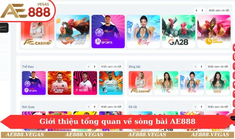 Giới thiệu tổng quan về sòng bài AE888