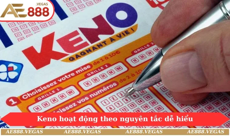 Keno hoạt động theo nguyên tắc dễ hiểu