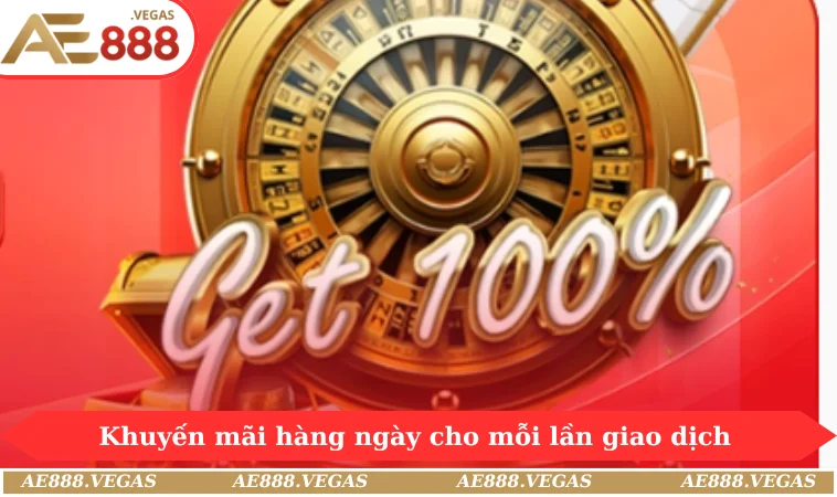 Khuyến mãi hàng ngày cho mỗi lần giao dịch