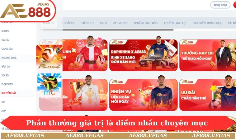 Phần thưởng giá trị là điểm nhấn chuyên mục