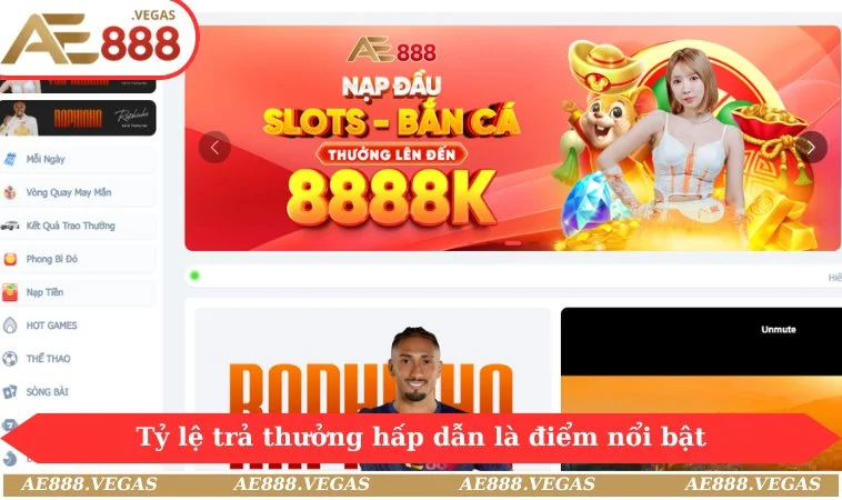 Tỷ lệ trả thưởng hấp dẫn là điểm nổi bật
