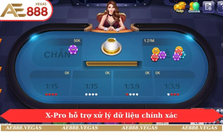 X-Pro hỗ trợ xử lý dữ liệu chính xác
